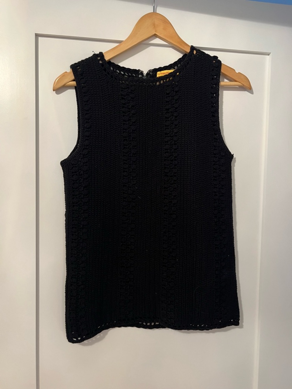 Catherine Malandrino Black Knit Sleeveless Top - Size Small